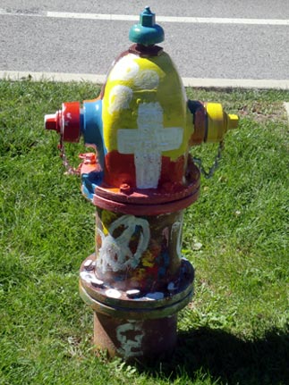 Rainbow Peace Signs - 0s451 S. Summit (2)